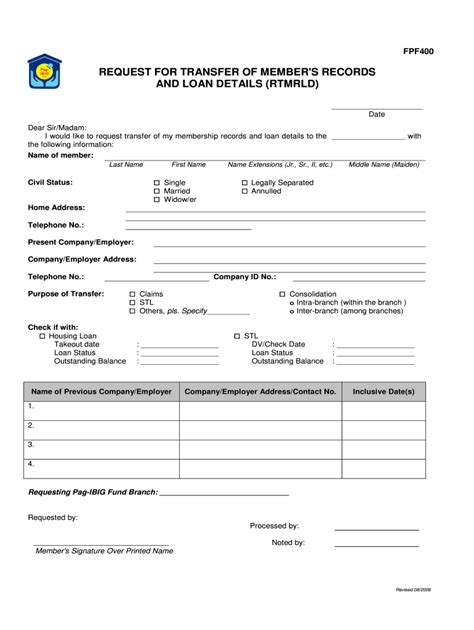 pag ibig rtmrld form